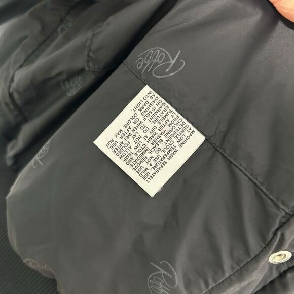 Vintage Roffe Black Ski Jacket Women's Size 14 Snowboard All weather warm - Picture 8 of 11